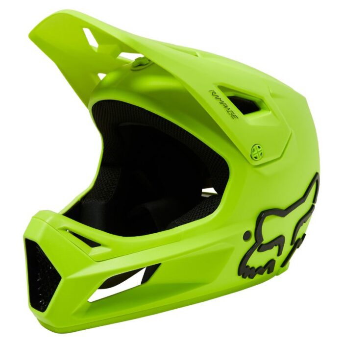 Kask Rowerowy Fox Rampage Fluo Yellow - obrazek 2