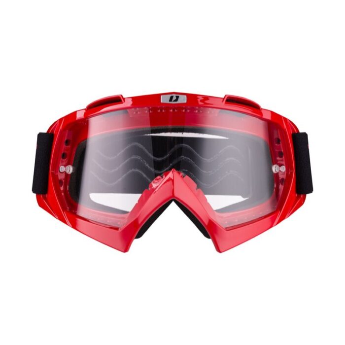 Gogle iMX Racing Mud Red z Szybą Clear - obrazek 2